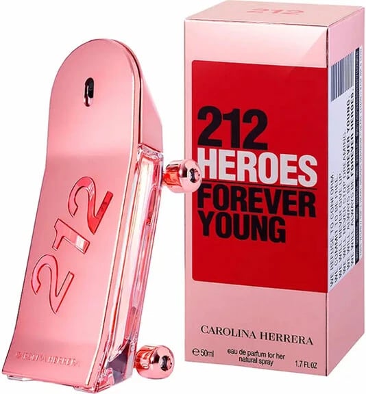 Eau De Parfum Carolina Herrera 212 Heroes Forever Young, 50 ml