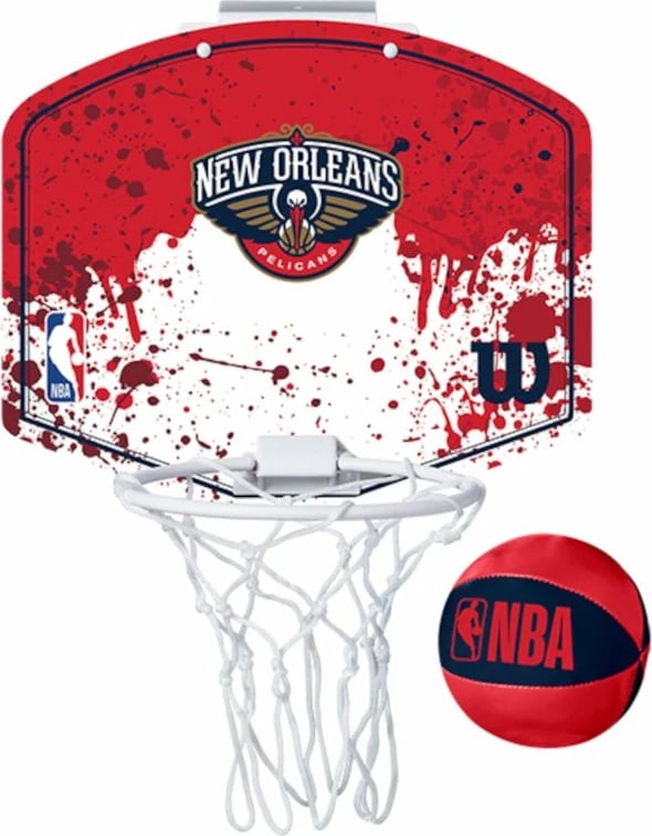 Tabela e basketbollit Wilson NBA Team New Orleans Pelicans Mini Hoop WTBA1302NOP