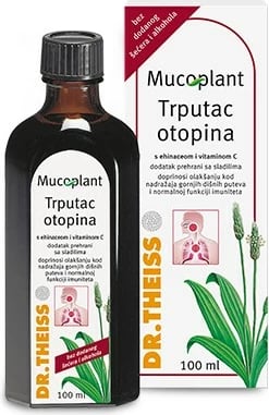 MUCOPLANT SHURUP ME EKINACEA+VIT C PA SHEQER 100ml (Gjethe delli)