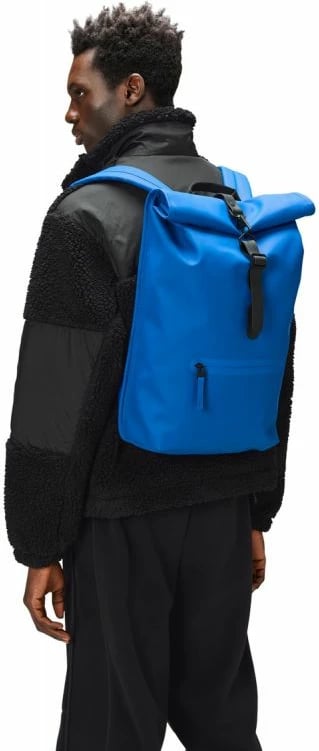 Çantë shpine Rains, Rolltop Waves W3, unisex, blu