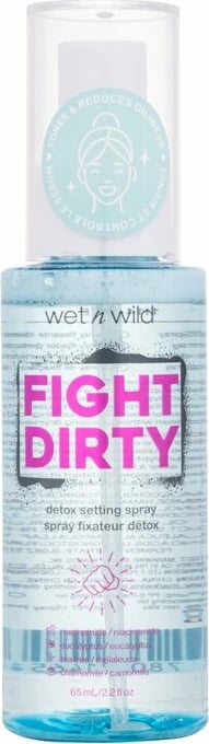 Fixator për make-up Wet n Wild Fight Dirty Detox Setting Spray për femra, 65ml