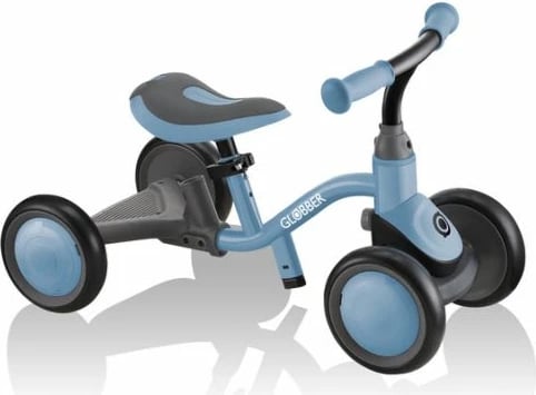 Bicikletë multifunksionale për fëmijë Globber, modeli Learning Bike 3in1 Deluxe, ngjyrë blu hiri