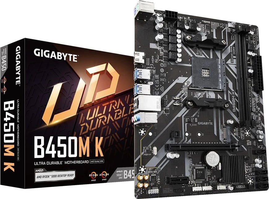 Pllakë amë GIGABYTE B550M K - AMD B550