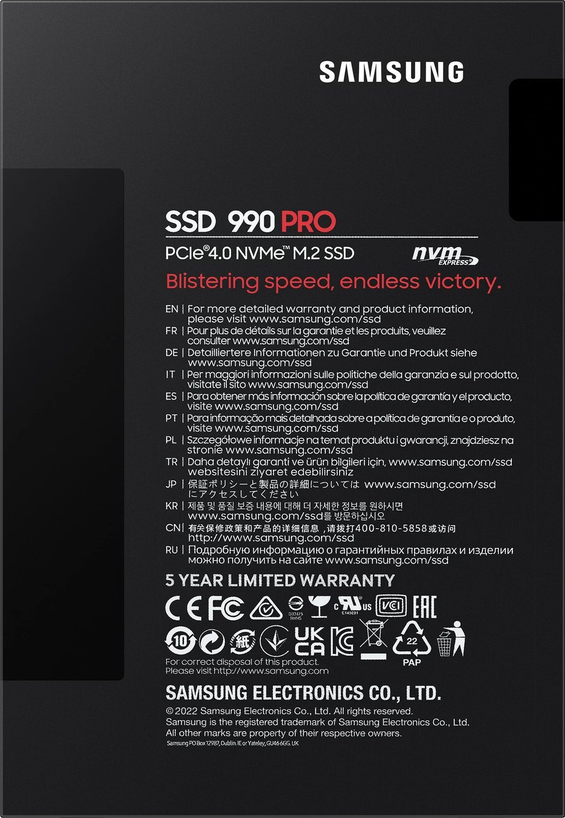 Disk Samsung SSD 990 PRO, M.2, 4TB