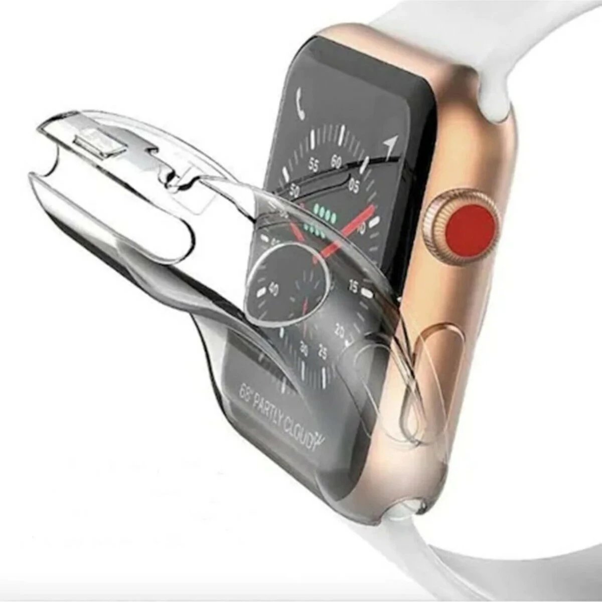 Mbulesë mbrojtëse për Apple Watch Mimtec, 45MM, e zezë