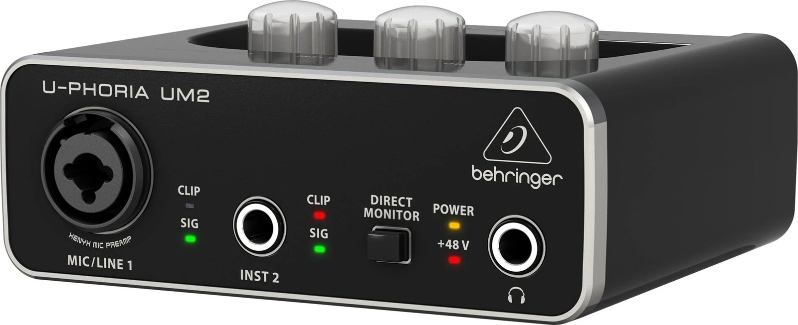 Audio interface Behringer UM2, e zezë