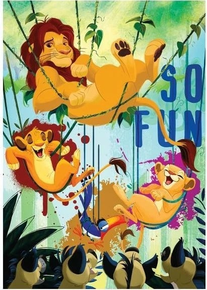 Puzzle për fëmijë KS Games, Lion King, 50 copë