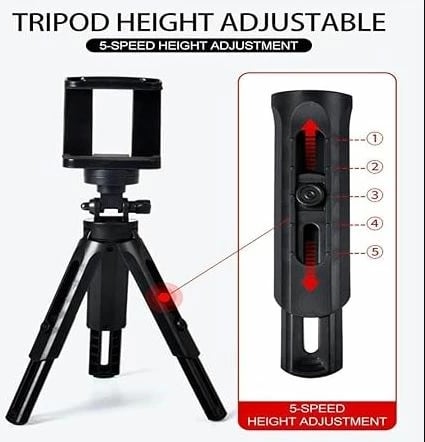 Tripod për telefon TMR, 360 shkallë