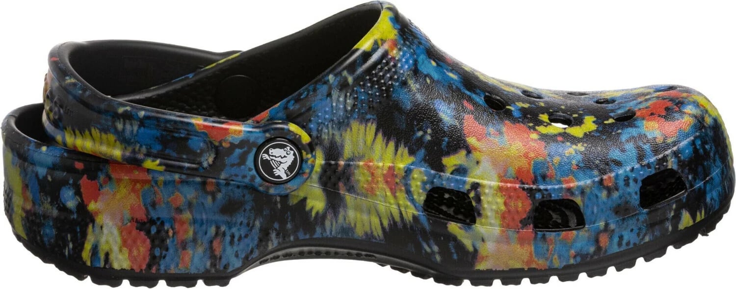 CROCS CLASSIC TIE DYE GRAPHIC CLOG 