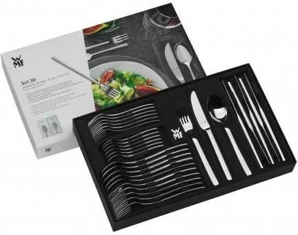 Set i lugëve dhe pirunëve WMF 1158916330, 30 copë, Çelik inox