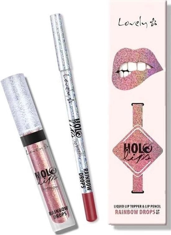 Set për buzë Lovely HOLO LIPS, Nr. 03