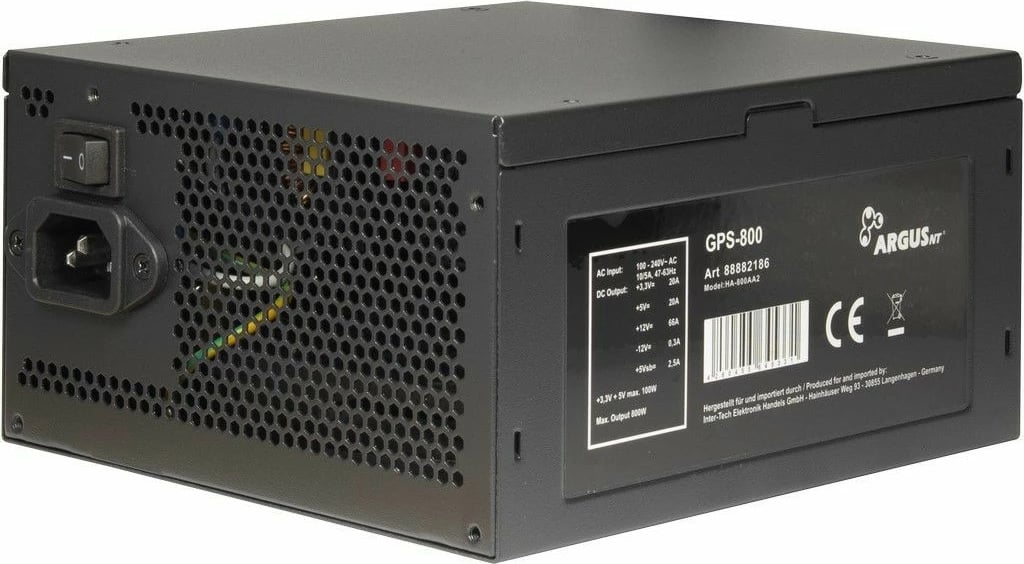 Furnizues energjie Inter-Tech ArgusNT GPS-800, 800 W, 80 PLUS Gold