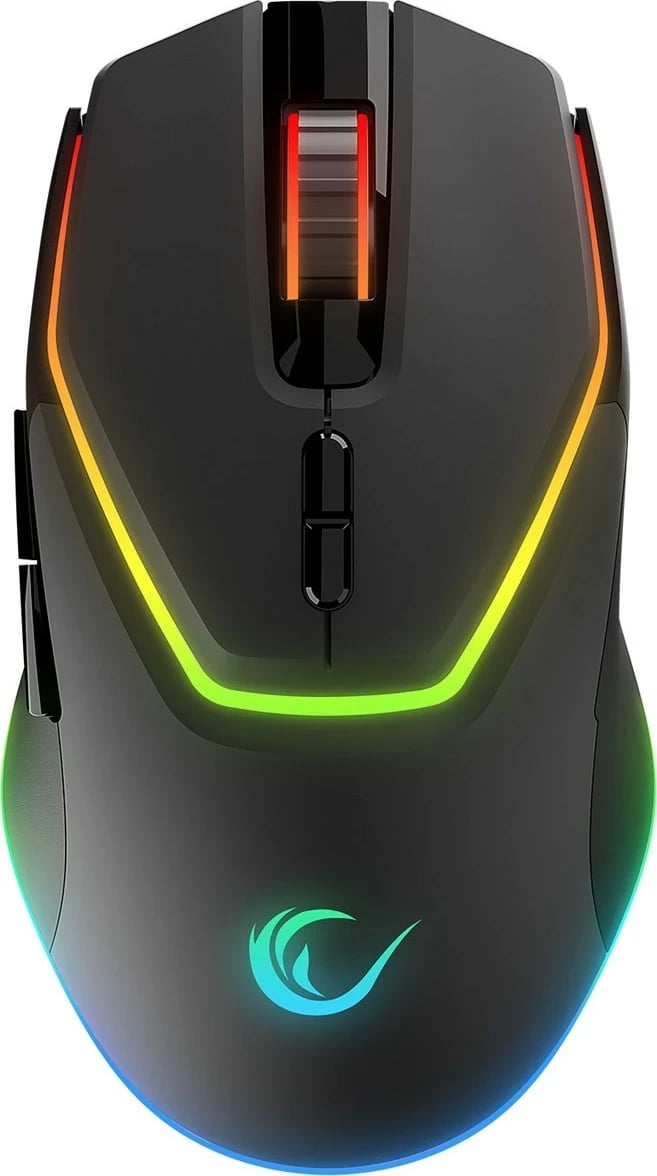 Maus gaming Rampage VORTEX M1-BLACK, RGB, pa tela, i zi