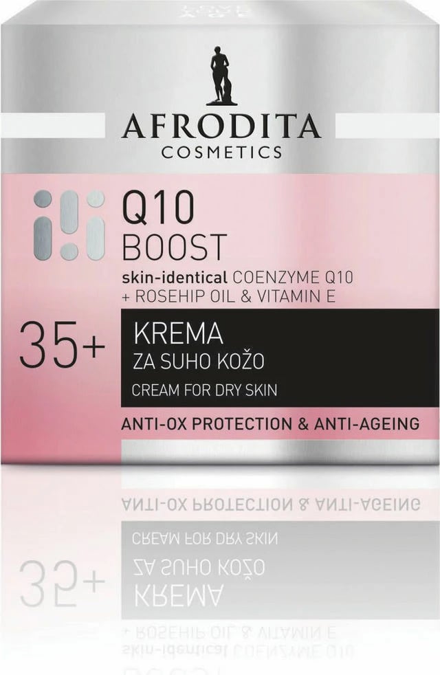 Krem Afrodita  Q10 Boost 35 +, për lëkurë të thatë, 50 ml