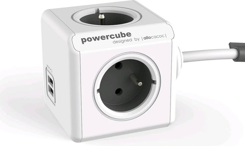 Prizë Allocacoc PowerCube, USB 1.5m, 4 AC 