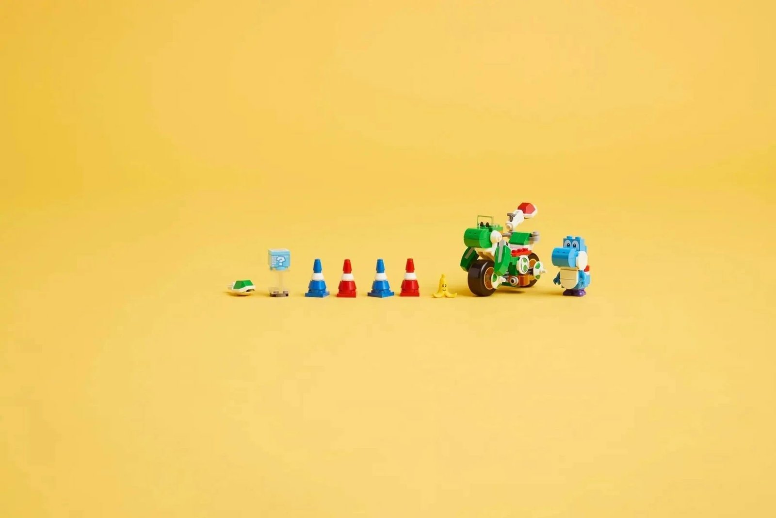 Set LEGO Super Mario 72031 Mario Kart - Yoshi Bike