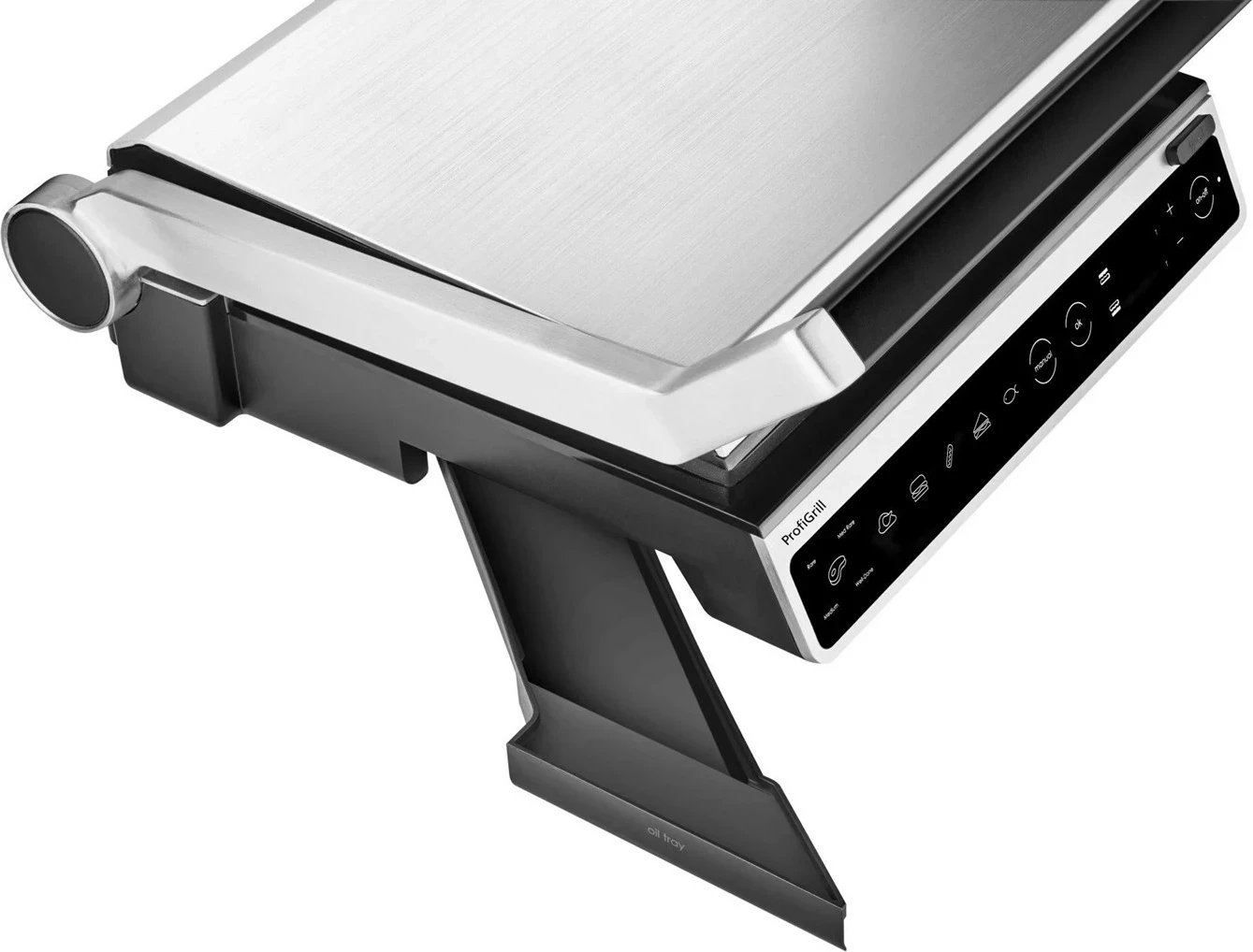 Grill Amica GK 5011 ProfiGrill, 2000 W, Inox, Zi-Argjendtë