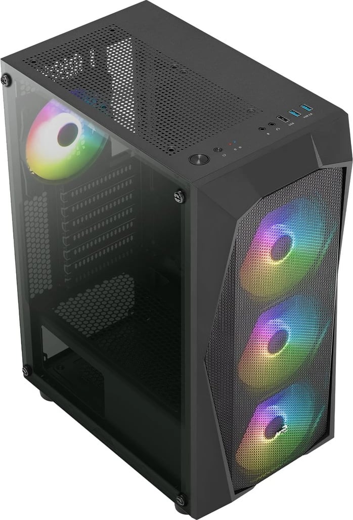 Kasë Aerocool PGS Falcon-A-BK-V1 FRGB, e zezë