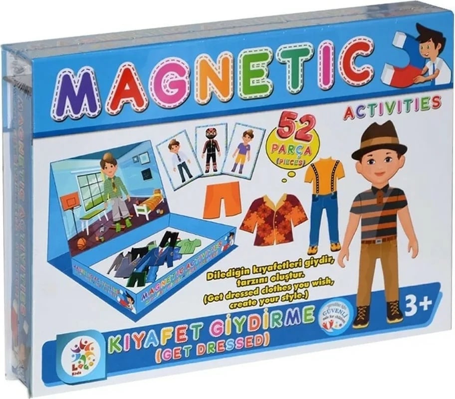 Set lojërash magnetike për djem Delacour LC7162