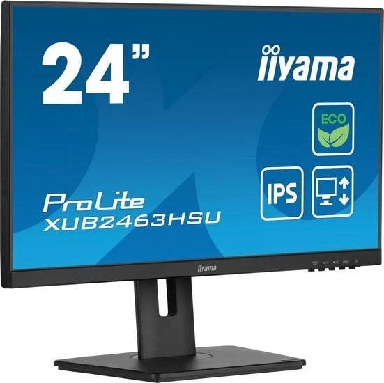 Monitor iiyama ProLite XUB2463HSU-B1, 23.8 inç, Full HD, IPS, i zi