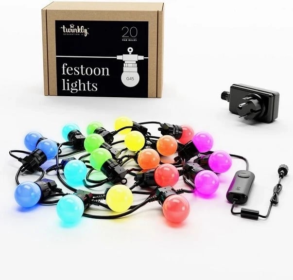 Dritat e zgjuara Twinkly Festoon 20 RGB 10 M