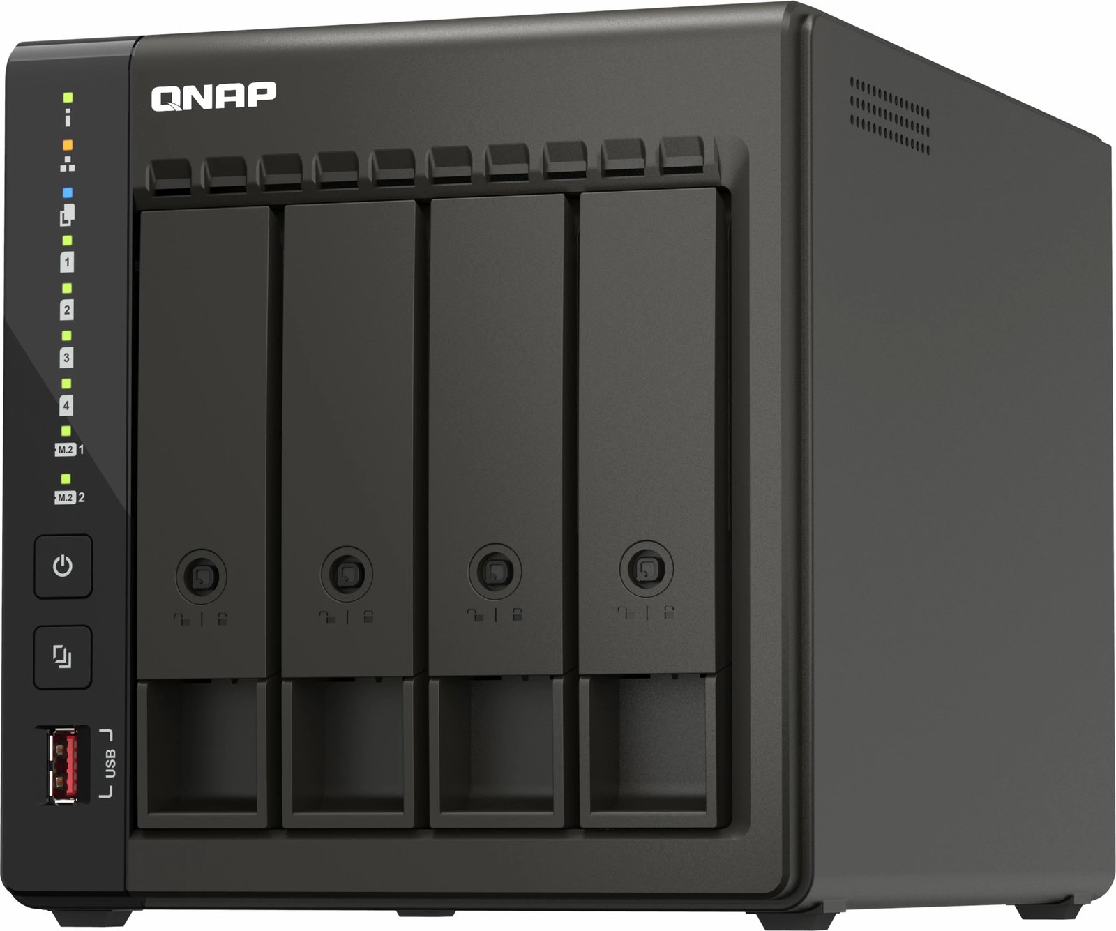 NAS QNAP TS-453E, Intel® Celeron®, J6412, 8GB RAM, e zezë