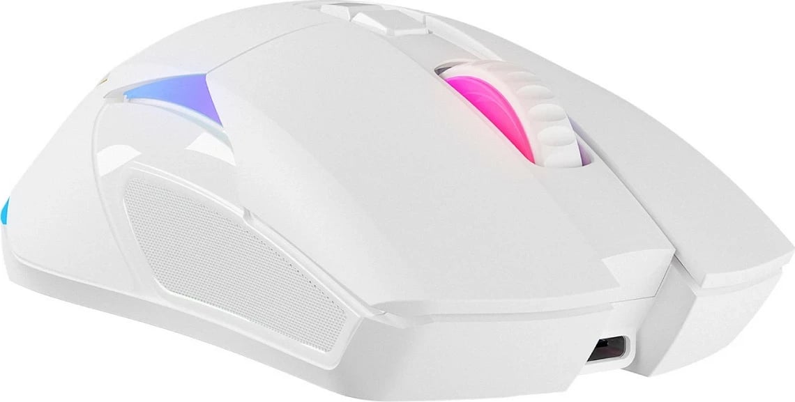 Maus Rampage NOVA M4, RGB, 4800 DPI, i bardhë