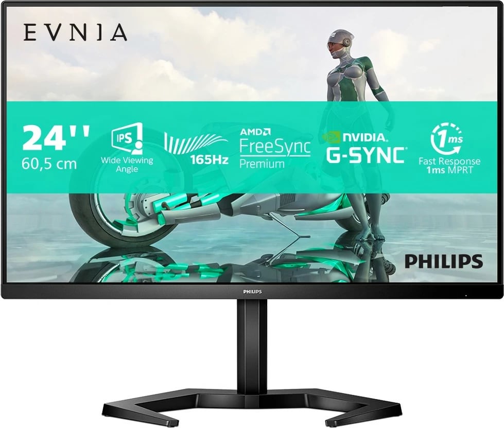 Monitor Philips Momentum 24M1N3200ZA/00, 60.5 cm (23.8"), Full HD, LED, 4 ms, i zi