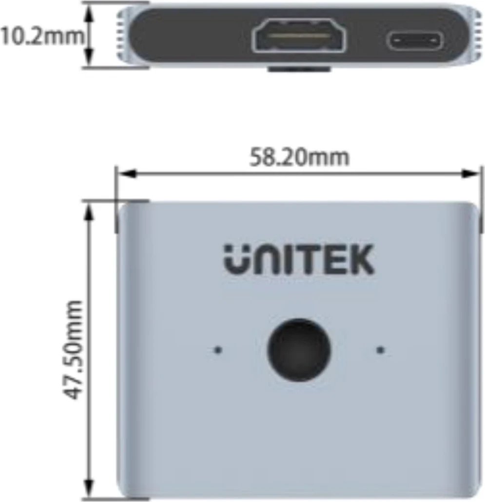 Switch Unitek HDMI, 8K, argjend