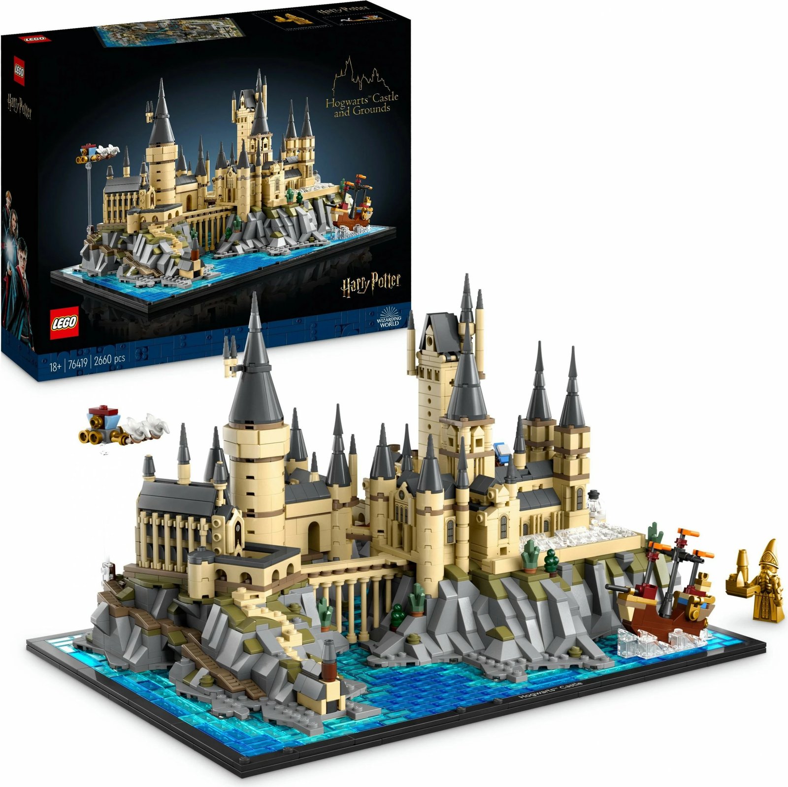 Set ndërtimi LEGO Hogwarts™ Castle and Grounds, 2660 copë