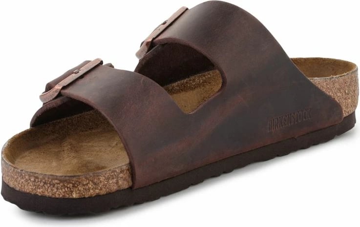 Papuqe për meshkuj Birkenstock, kafe