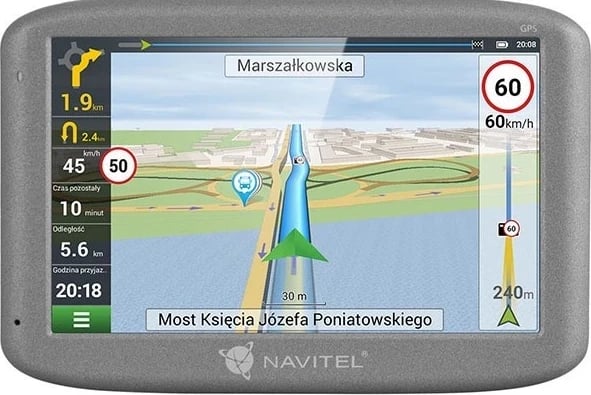 Navigacion për veturë Navitel E501, 5", hiri