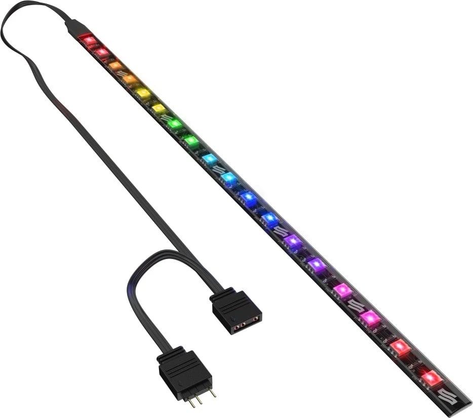 Shirit LED SilentiumPC Aurora Stripes ARGB, me ngjyra RGB