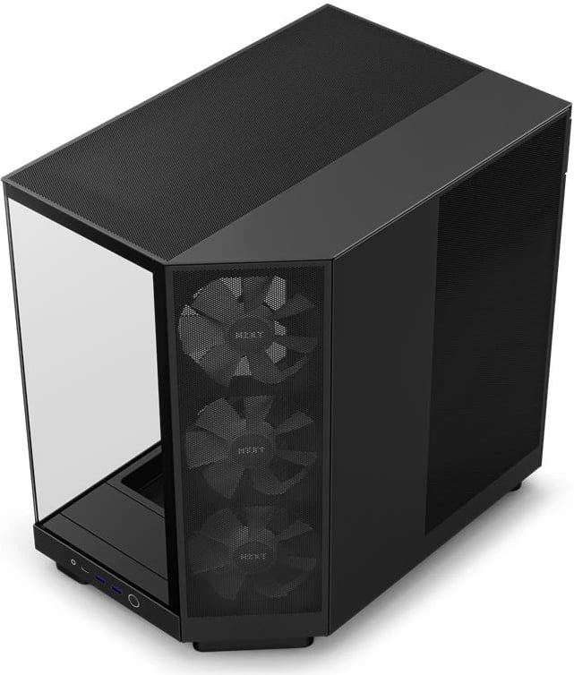 Kasë kompjuteri NZXT H6 Flow RGB (CC-H61FB-R1) - e zezë