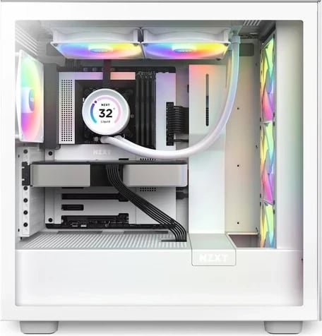 Ftohës uji CPU NZXT Kraken Elite 280 RGB LCD, i bardhë