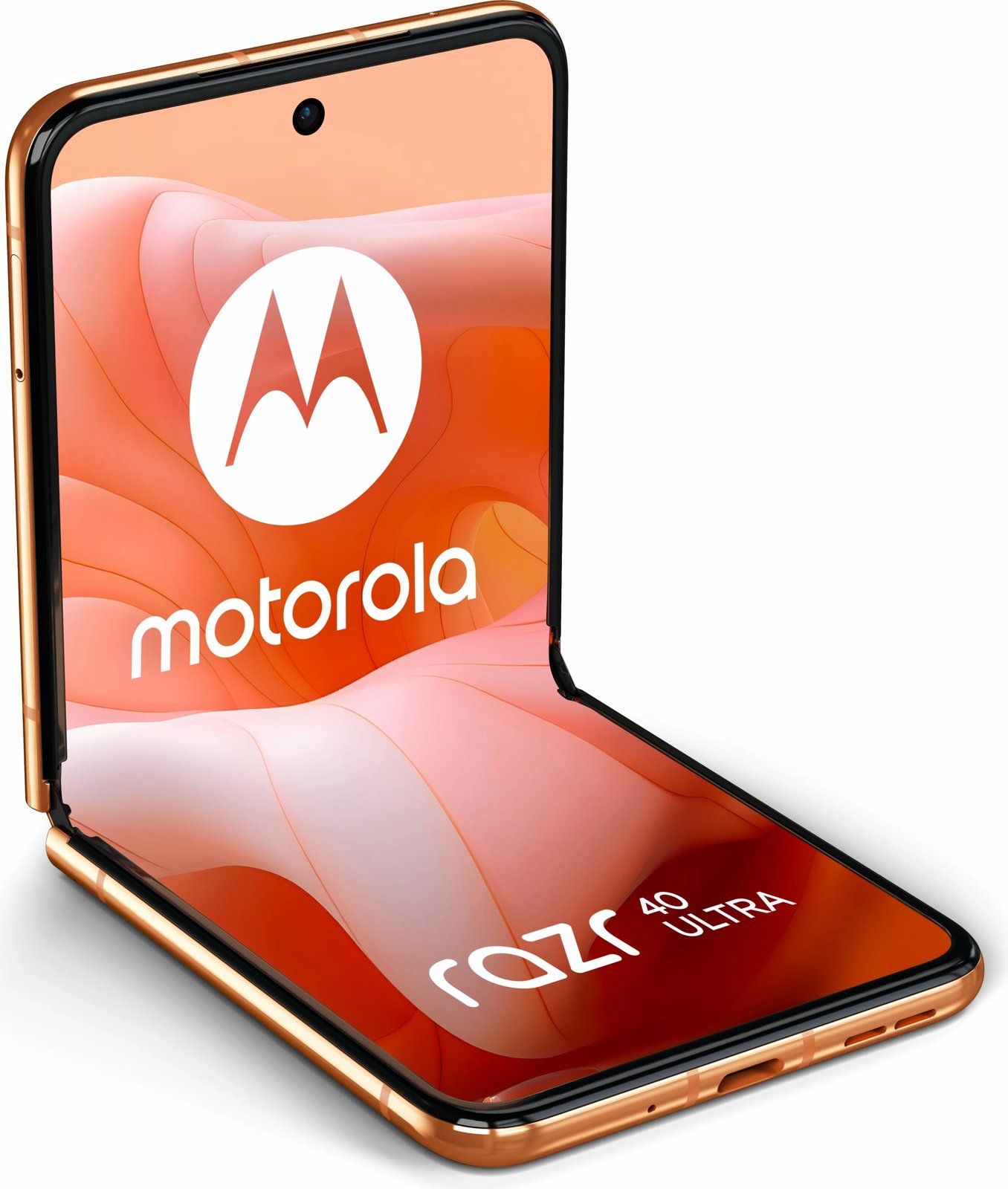 Celular Motorola razr 40 Ultra, 17.5 cm (6.9"), 8 GB, 256 GB, 12 MP, Android 13, Peach