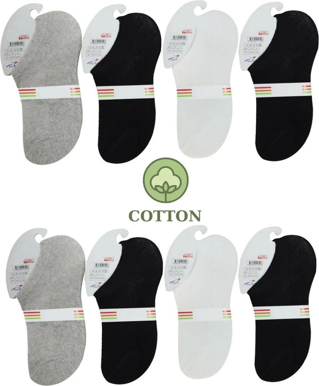 Çorape për fëmijë Kral Socks, model tenisi, 4 palë