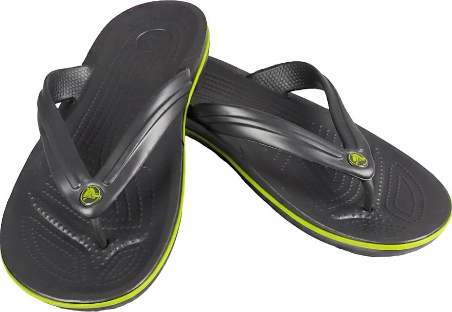 Flip Flops Crocs Crocband, Grafit-Jeshil, 41-42