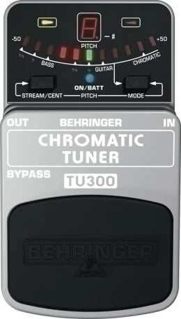 Tuner kromatik Behringer TU300, për kitarë dhe bas