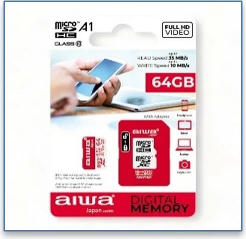 SD Kart Memorie Lexues i kartave të kujtesës AIWA MSDC10-64GB