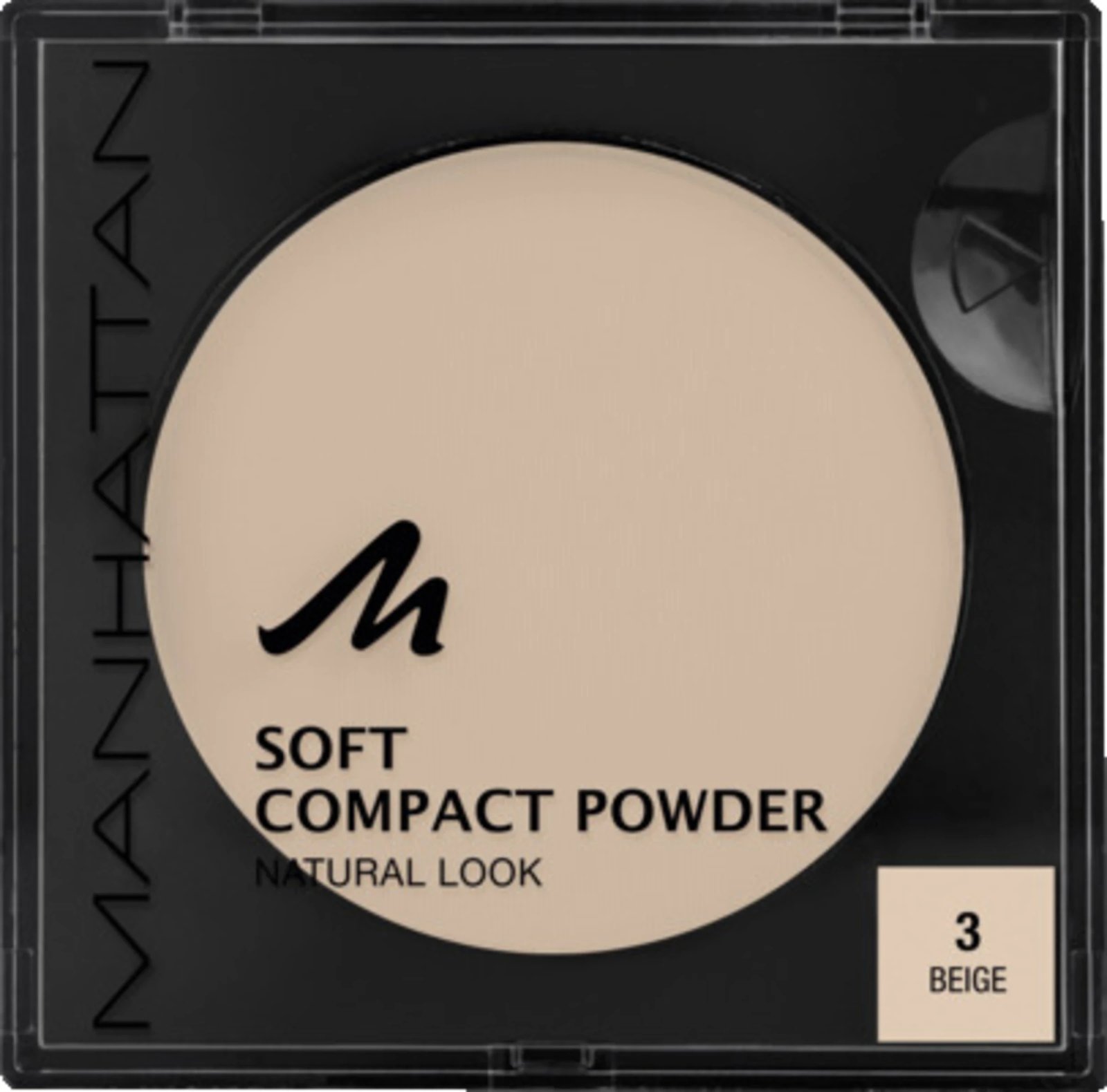 Pudër për fytyrë Manhattan, Soft Compact Powder, 03 Beige, 9g