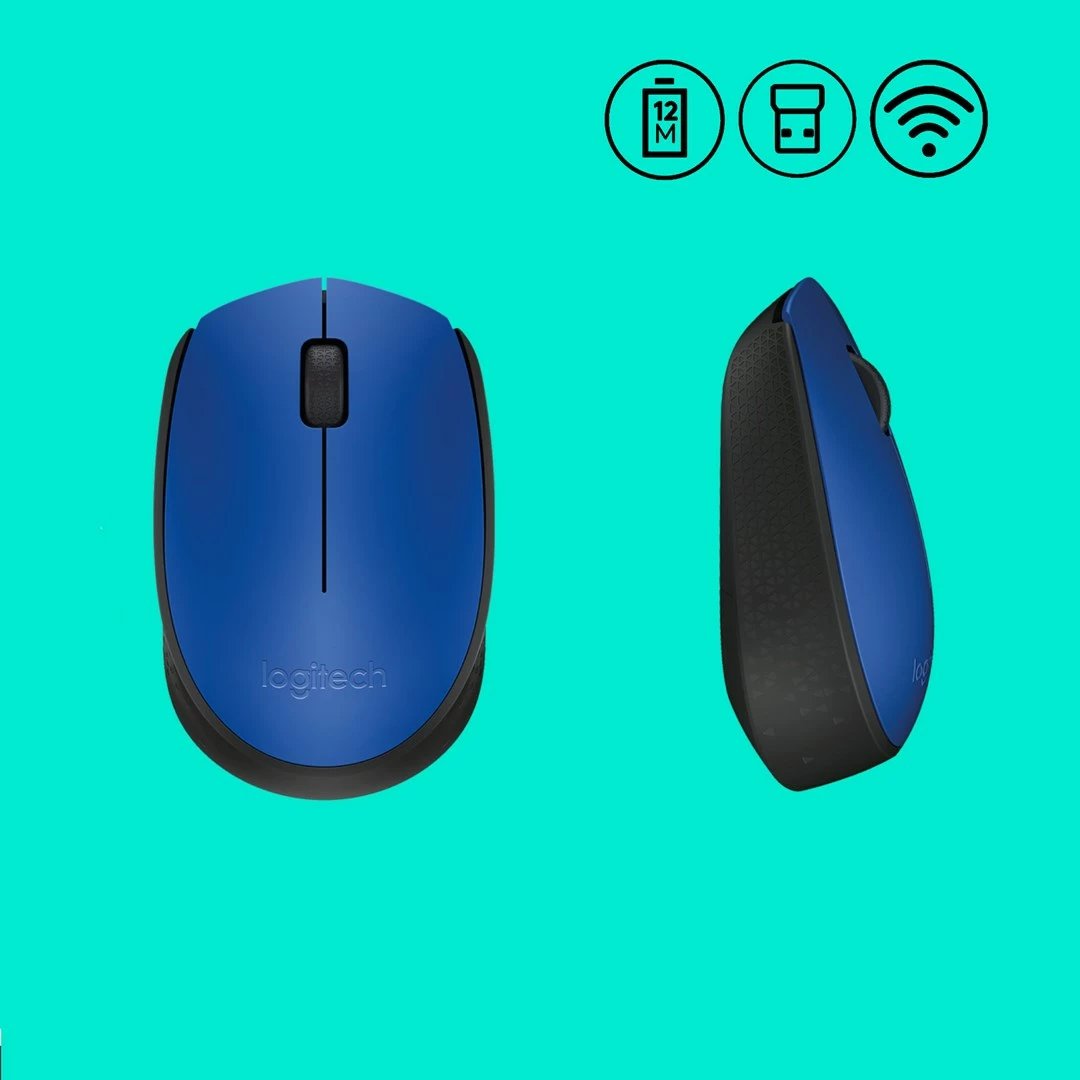 Maus pa tel Logitech M170, blu