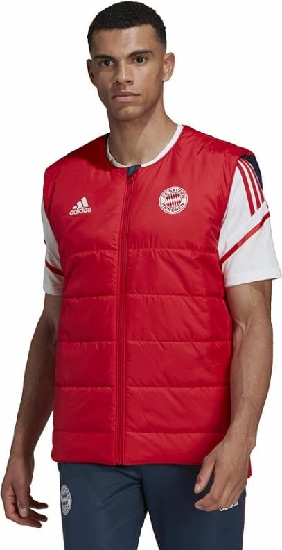 Jelek për meshkuj adidas Bayern, të kuqe dhe blu marine