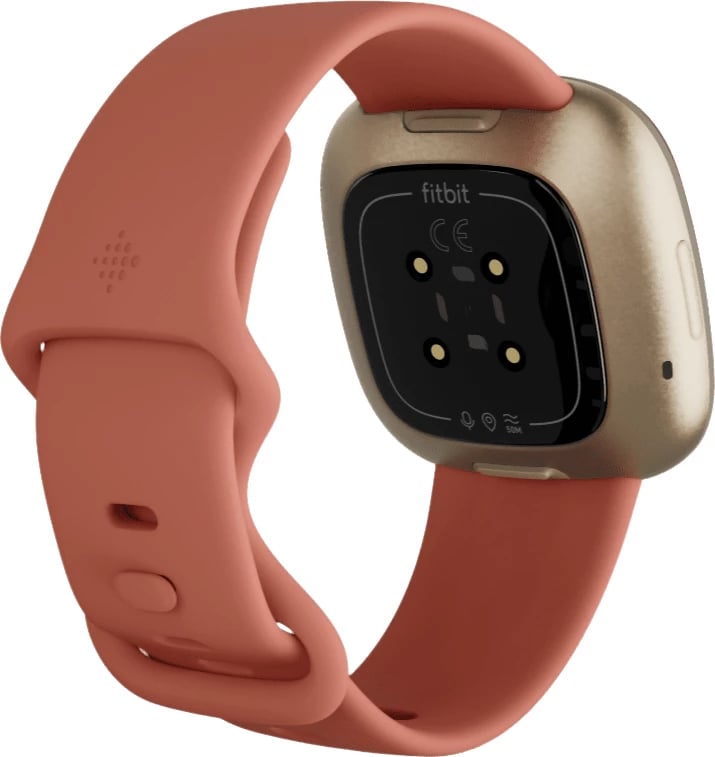 Smartwatch FitBit Versa 3, 1.58", rozë