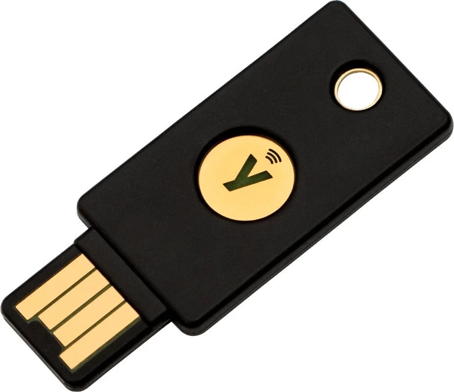 Çelës sigurie YubiKey 5 NFC, i zi