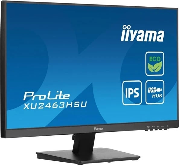 Monitor iiyama ProLite XU2463HSU-B1, LED IPS, Full HD, ngjyrë e zezë