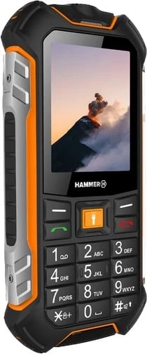 Celular myPhone Hammer Boost LTE, 2.4", i zi/portokalltë