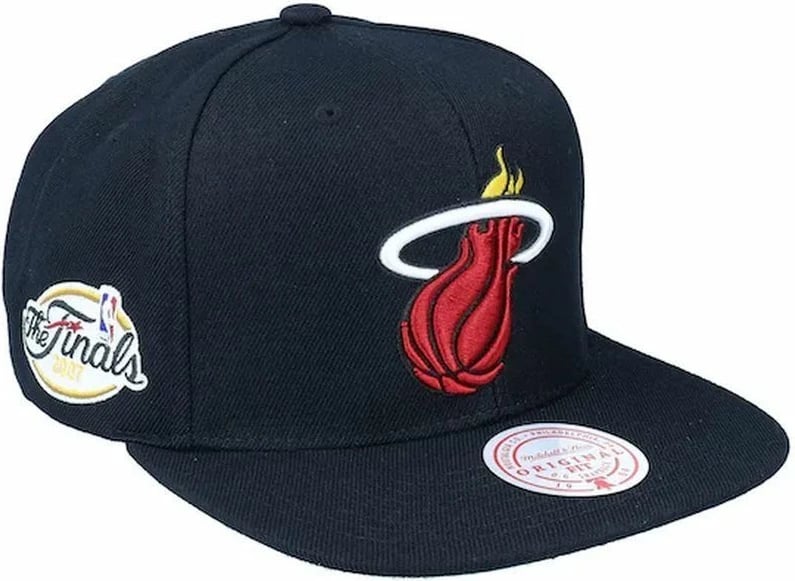 Kapelë për meshkuj Mitchell & Ness NBA Miami Heat, e zezë