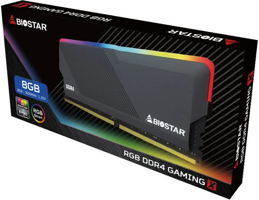 RAM Memorje Biostar RGB DDR4 GAMING X 8 GB 3600 MHz