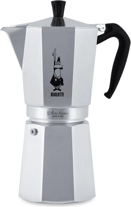 Aparat kafeje BIALETTI MOKA EXPRESS 18TZ 900 ml argjendtë